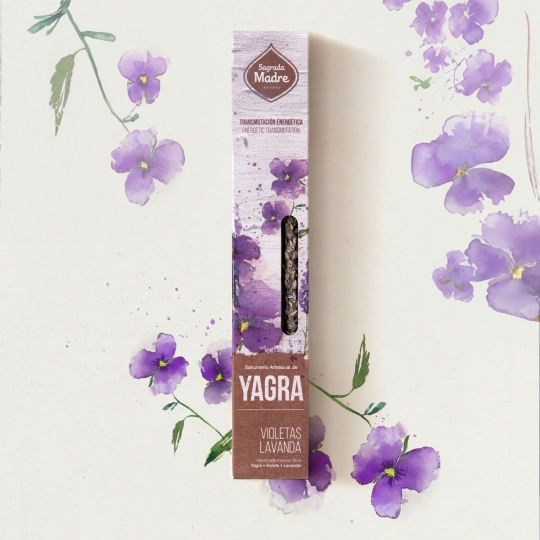 Incienso Yagra - Violetas y Lavanda